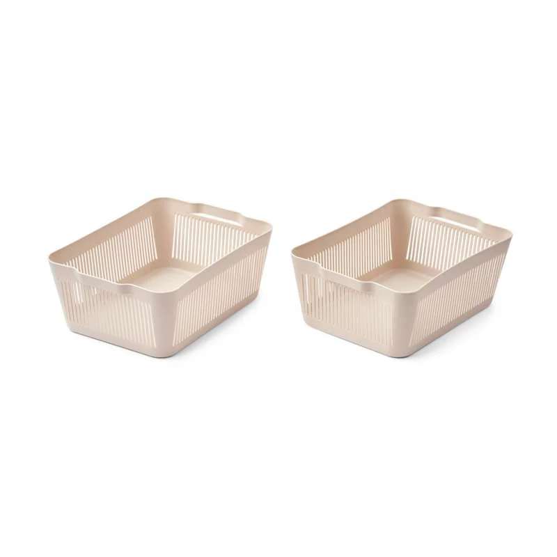 Liewood Makeeva Basket - Large - 2-Pack - Sandy