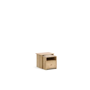 Нощно шкафче «Mocha» + издърпваща се табуретка за сядане, размер 55х48х42см