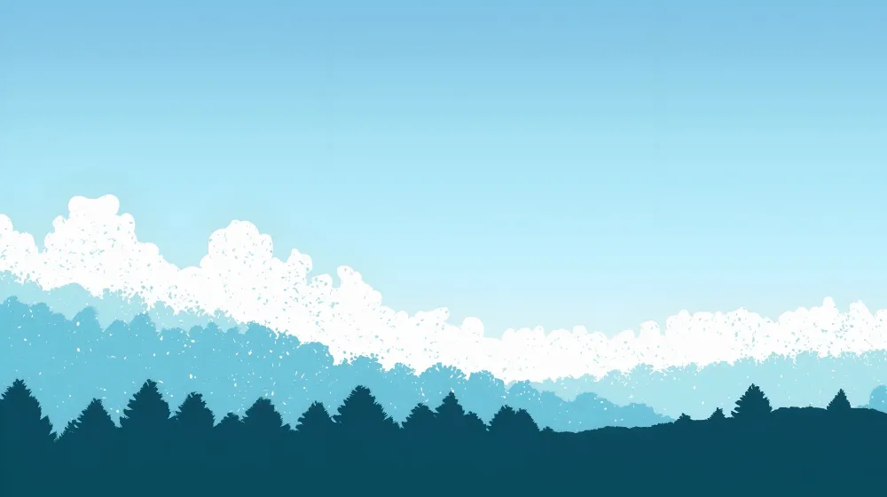 Papel de parede crianç | Floresta e céu azul
