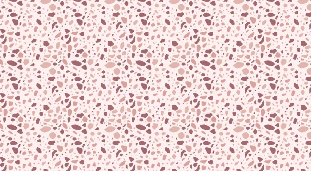 Papel de parede quarto bebê | Abstratos padrões em tons de rosa e terracota