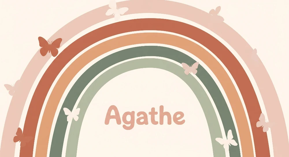 Papel de parede quarto bebê | Agathe Rainbow com borboletas delicadas