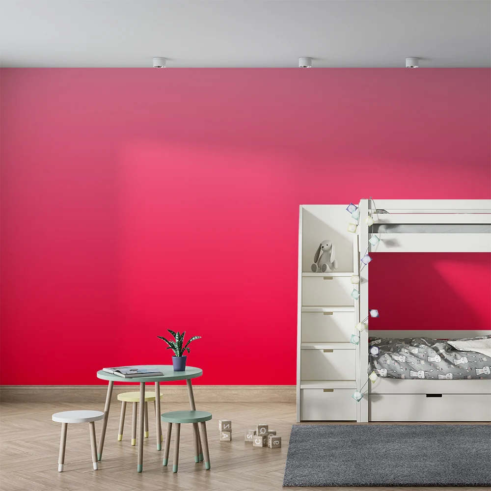Papel de parede quarto bebê | Rosa suave degradê