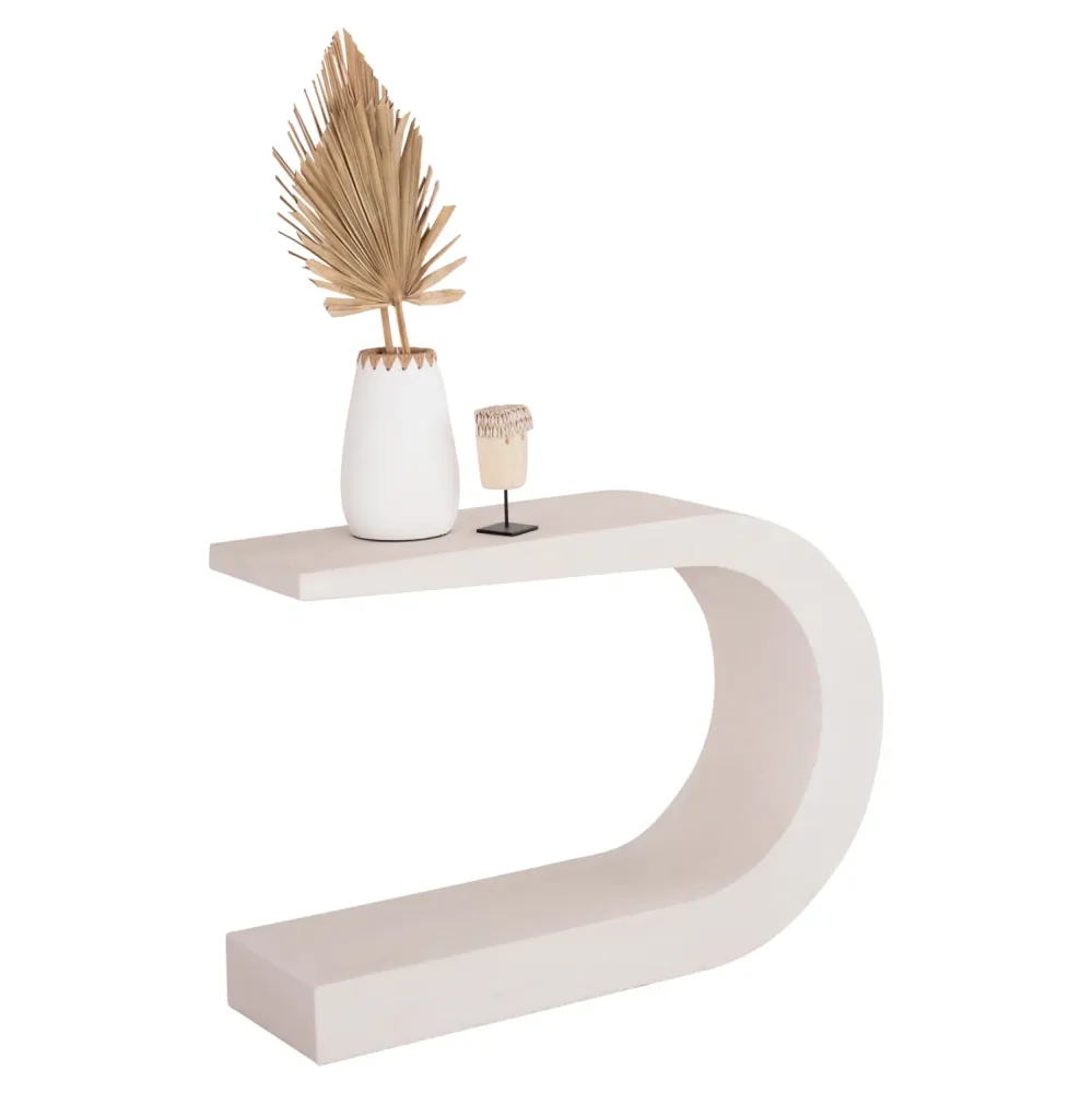 Конзолна серия Santorini mdf в бял цвят 110x30x70всм.