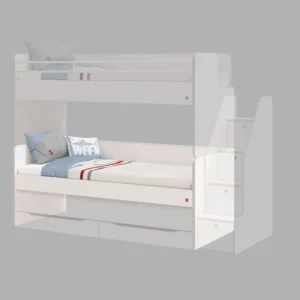 Легло за модулно двуетажно легло «Studio White» за матрак 90х200см